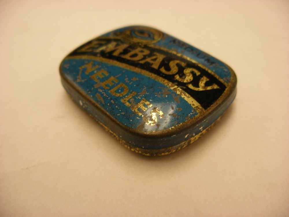 Phonograph Victrola Gramophone - Needle Tin - Embassy Medium Thin #7