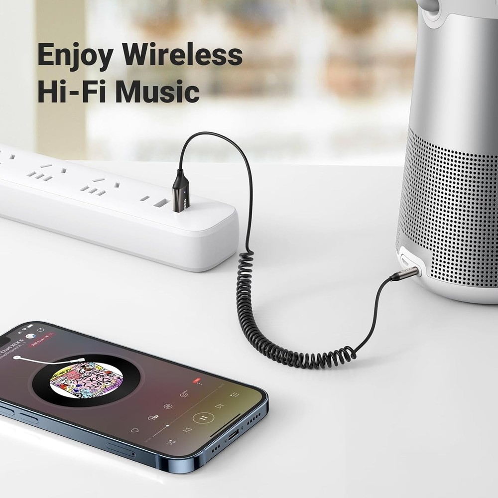 Transform Your Car with Bluetooth 6.0 Adapter - Enjoy Music & Calls Hands-Free