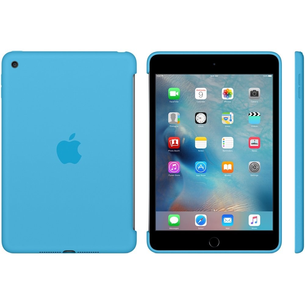 Apple iPad Mini 4 Silicone Case - Blue (MLD32ZM/A)
