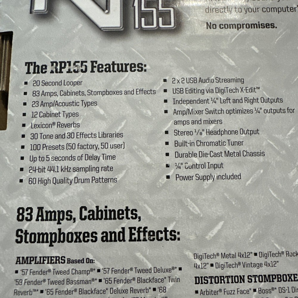 DigiTech RP155 Multi-Effects Guitar Effect Pedal