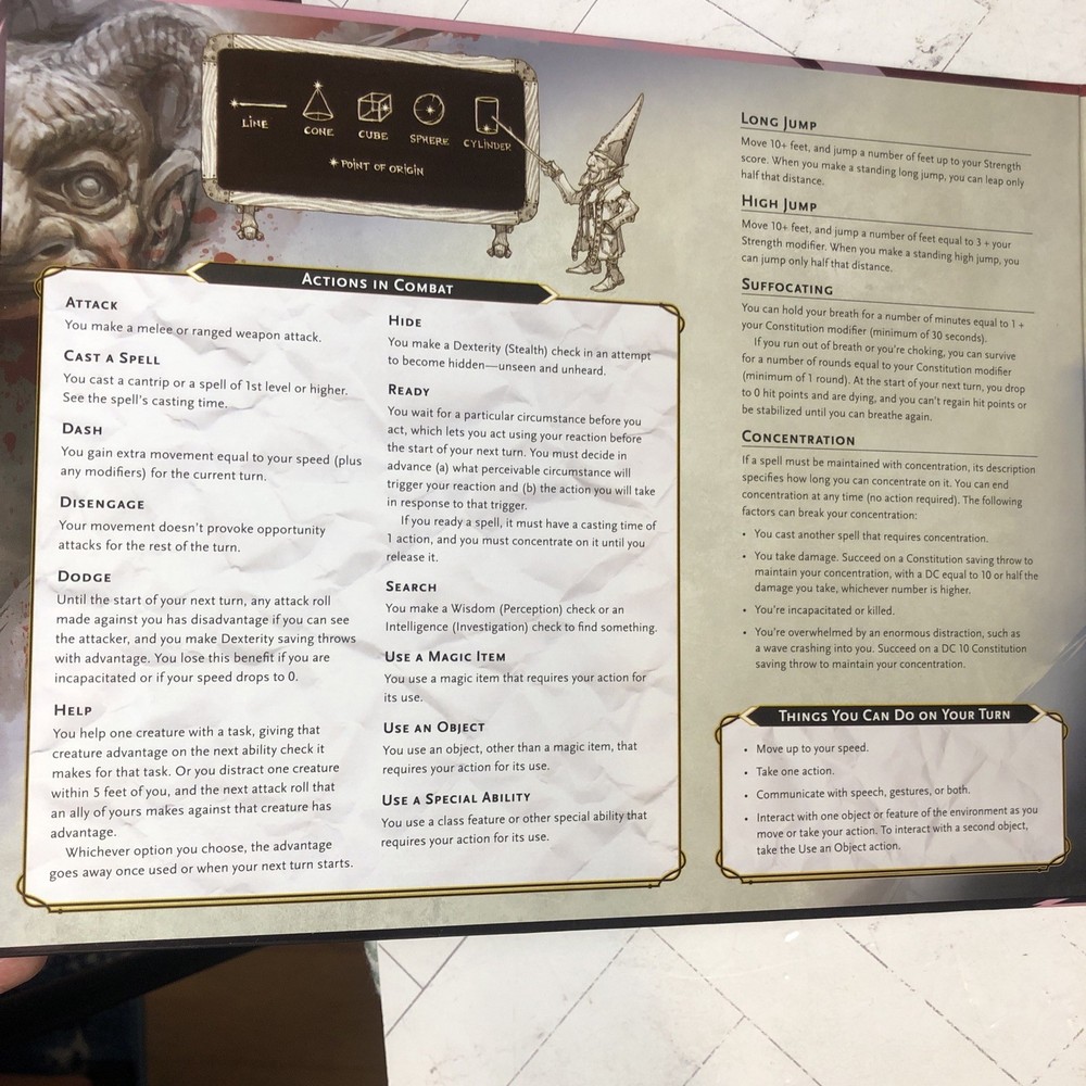 Dungeons & Dragons 5th Edition 5E 4-Panel DM's Dungeon Master's Screen 2017