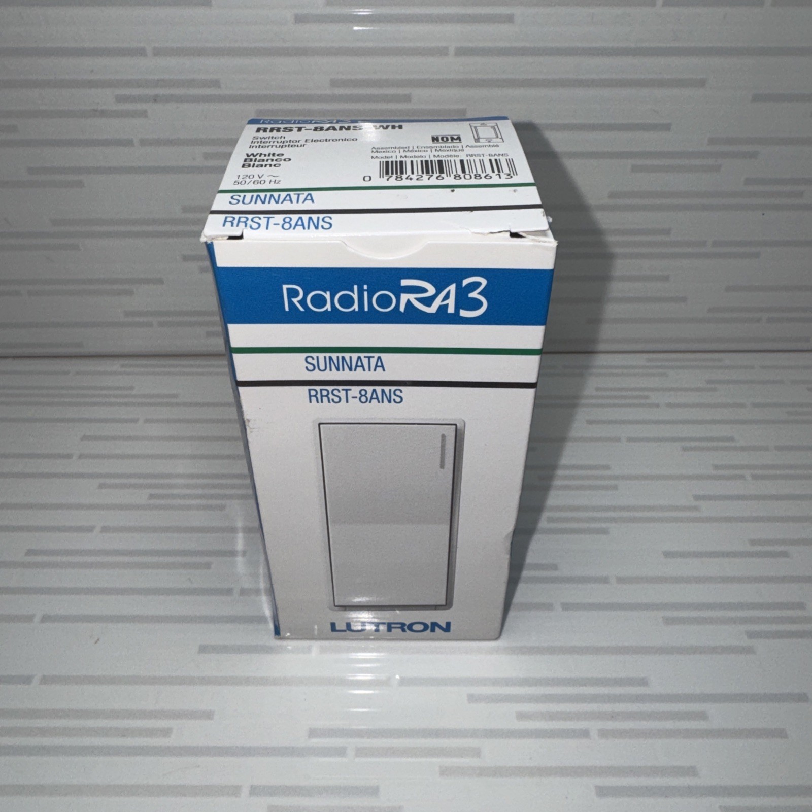 Lutron RRST-8ANS-WH Sunnata LED RA3 RadioRA 3 SWITCH