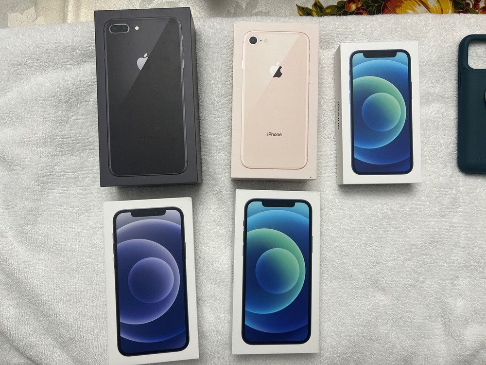 Apple iPhone 8, 8 Plus, 12 Mini, 12, & 12 Boxes