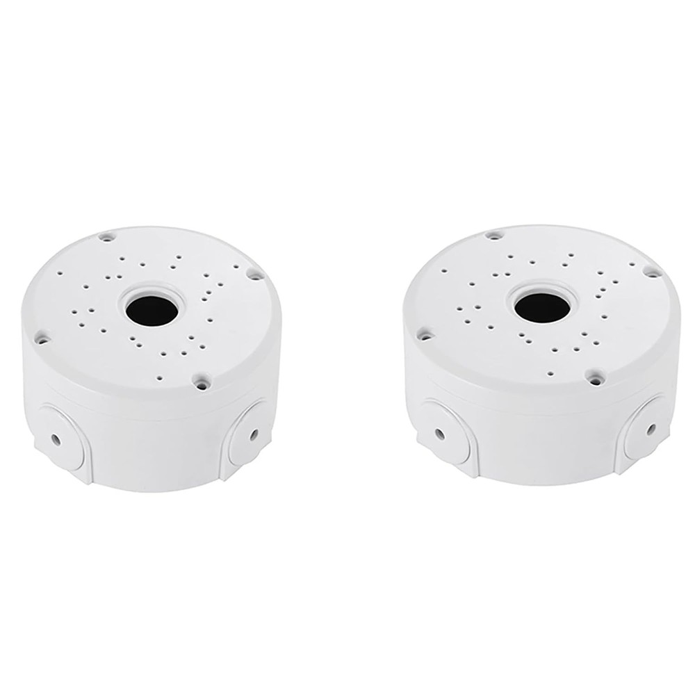 Universal Bullet Security Camera Junction Box Mount Bracket Plastic 2 Pack