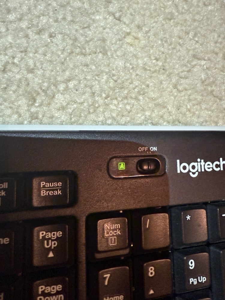 Logitech Wireless Keyboard and Mouse Combo K270 M310 Used Includes Receiver