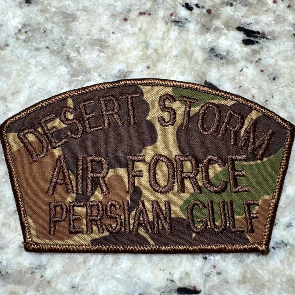 Desert Storm Air Force Persion Gulf Camouflage Hat Cap Patch