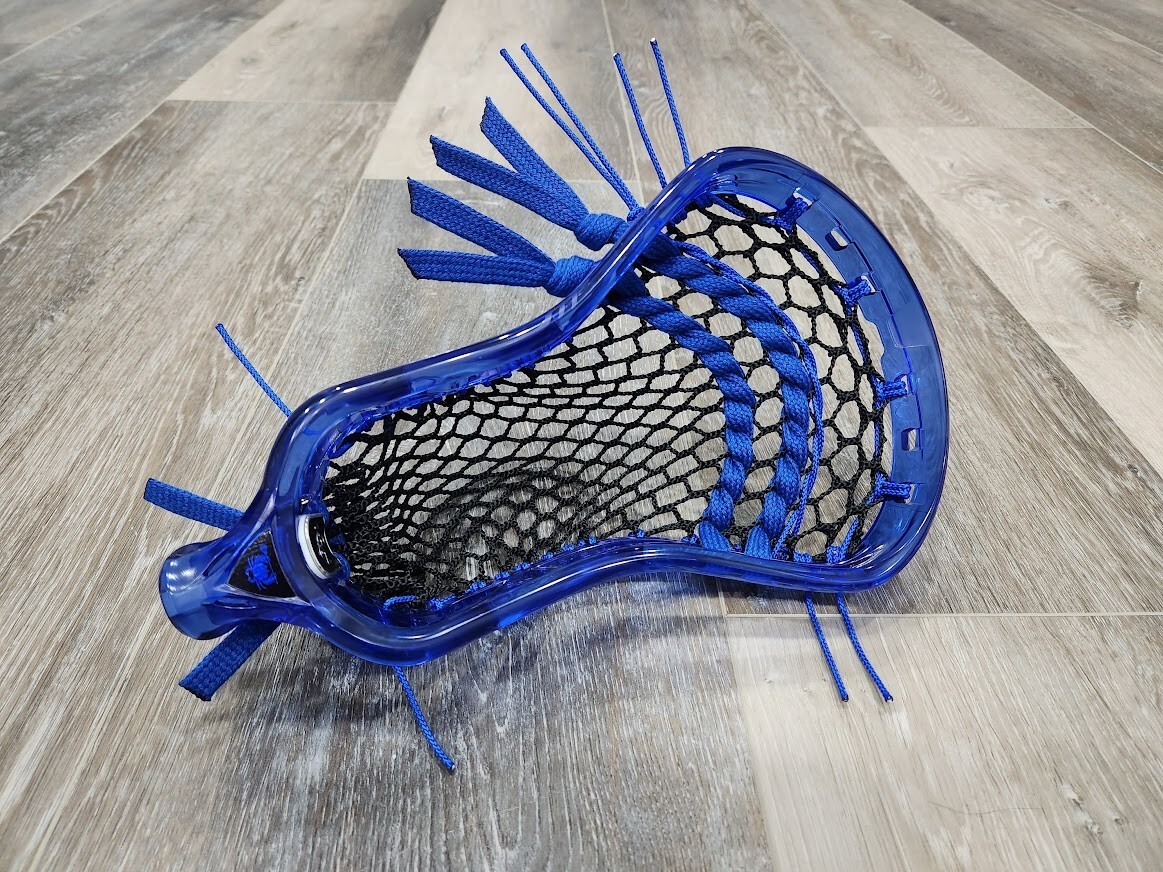 Attack Pocket: New ECD ION Sapphire Blue Soft Mesh Head Lacrosse LAX HERO 4.0