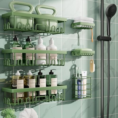 Rustproof & 6-Piece Set for Master Bathroom (Rustproof Upgrade) H. Green