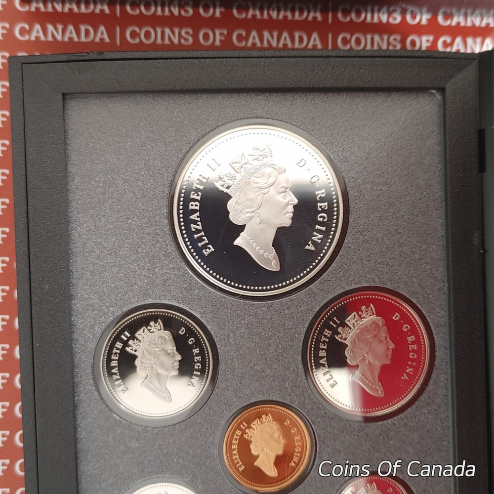 1992 Canada Proof Set w/ Special Edition Stagecoach Silver Dollar #coinsofcanada
