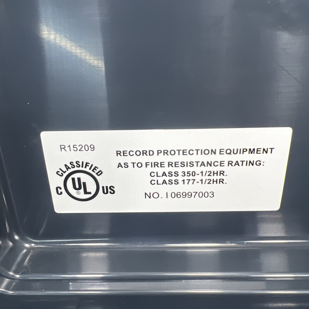 First Alert Fireproof Safe With Lock & 2 Keys