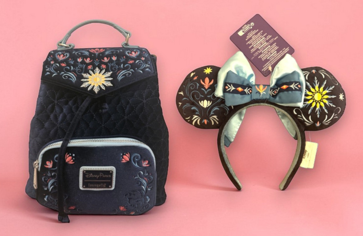 Disneyland Paris exclusive Loungefly - Frozen Backpack + Ears NWT NO TARIFF