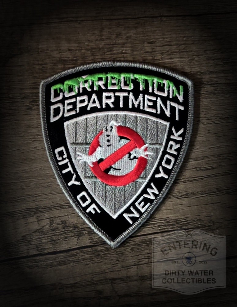 NY Department Corrections Slimer Patch Ghostbusters