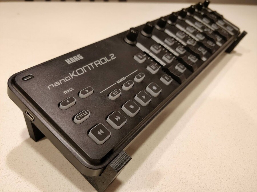 Convenient Angled Stand Arms for KORG nanoKONTROL2 USB Controller
