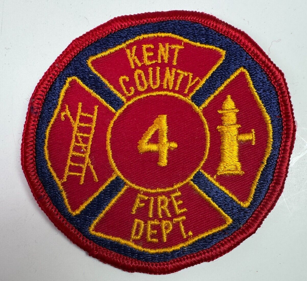 Kent County 4 Fire 3.25" Patch (b)