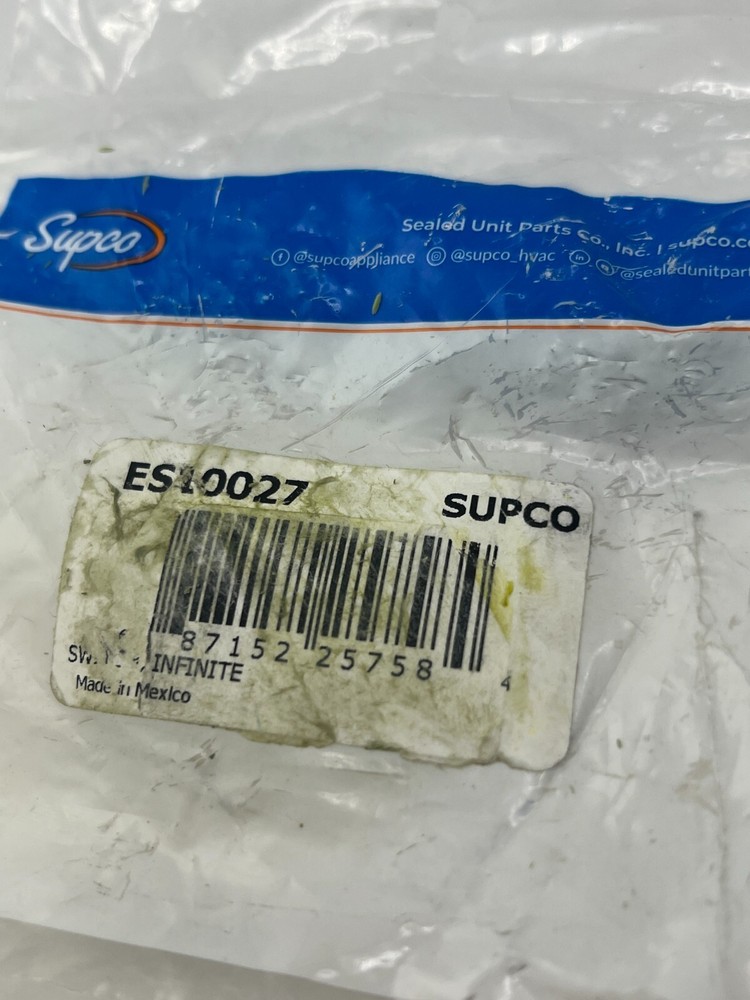 (QTY 2) SUPCO ES10027 Range Infinite Switch