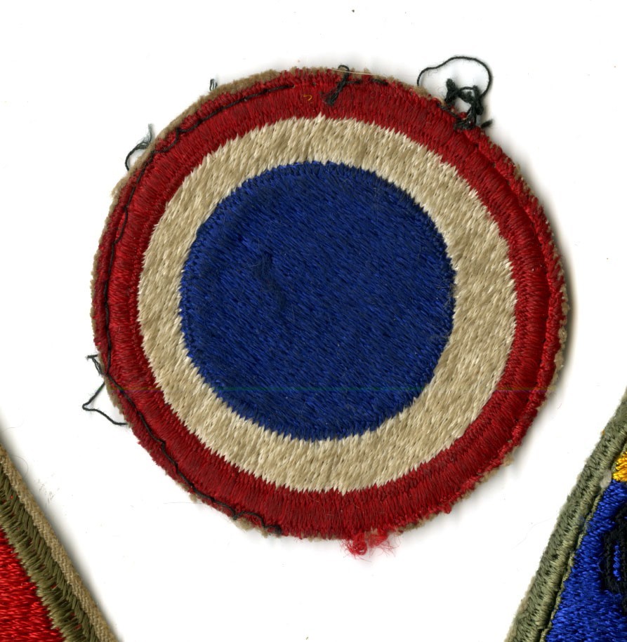 Replacement Depots White Back Patch WWII Vintage