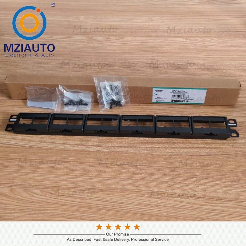 New Modular Patch Panel For Panduit Mini-com CPP24WBLY Suitable CAT6, 5E 24 port