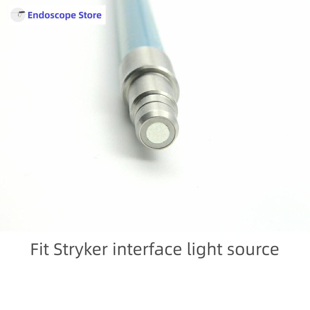 Medical Right Angle Adapter Endoscope Light Source Cable Optical Fiber