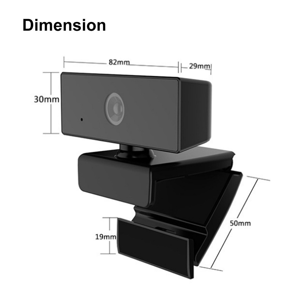 Full HD 1080P USB Webcm Light Correction Noise Canceling Mic Fixed focus Camera