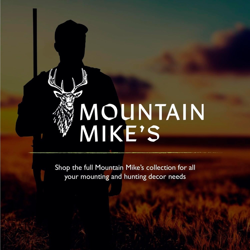 Universal Antler Mounting Kit with Interchangeable Sections – Natural Finish