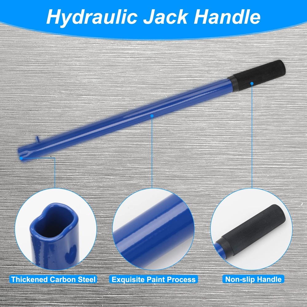 Anglekai Horizontal Hydraulic Jack Handle Replacement, 15in, Blue