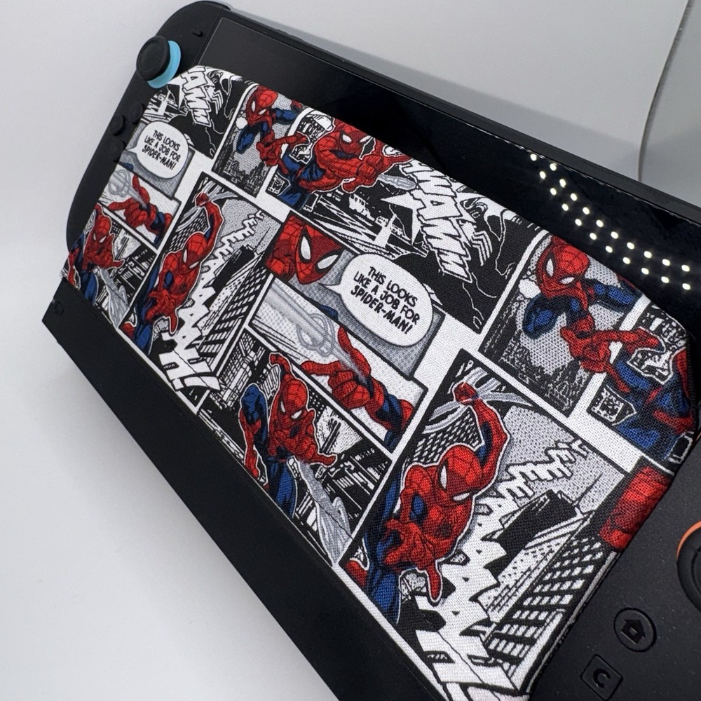 Nintendo Switch 2 Dock Cover Screen Protector Decor Sleeve Spiderman Comic Style