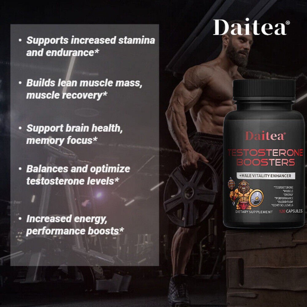 Daitea Testosterone Booster - Increase Energy, Improve Muscle Strength