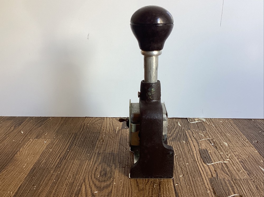 Vintage Bates Numbering Machine 6 Wheels Style E Multiple Movement