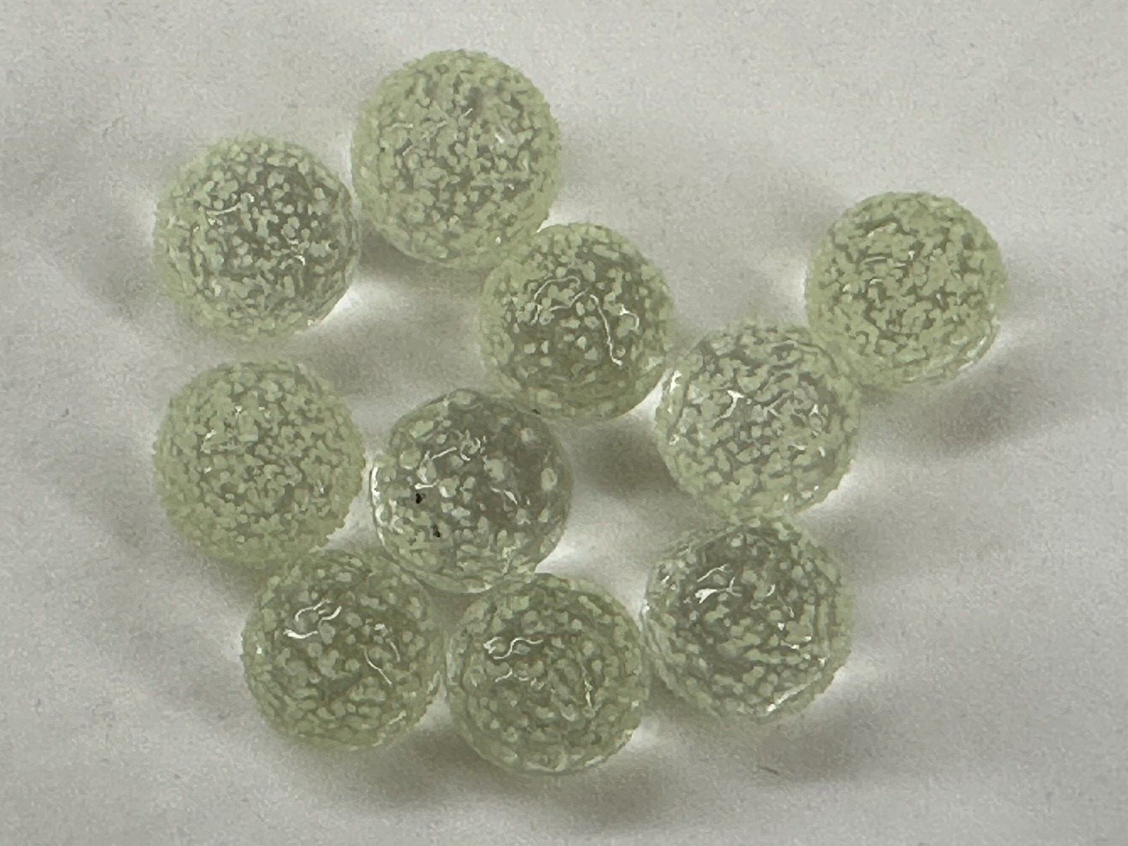 (10 Pack) "Glow-Ball" 16mm (5/8") Player Marbles Glow in the Dark! Crafts Decor