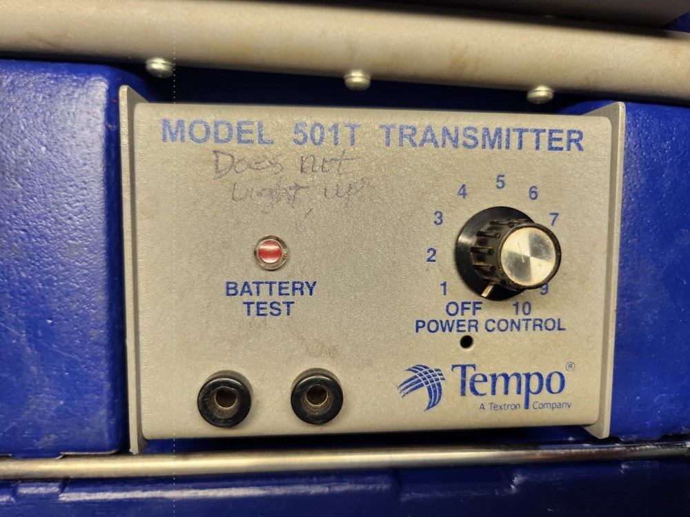 Tempo Model 501 Tracker II Underground Cable Locating System