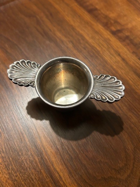 Vintage Small Silver Plated Quaich--made in Italy