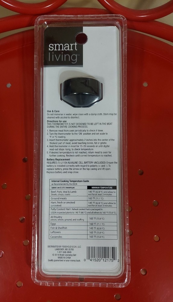 Smart Living Instant Digital Thermometer
