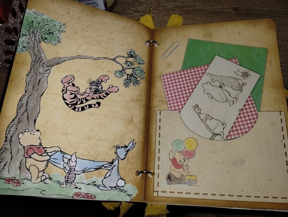 Winnie The Pooh Junk Journal Scrapbook
