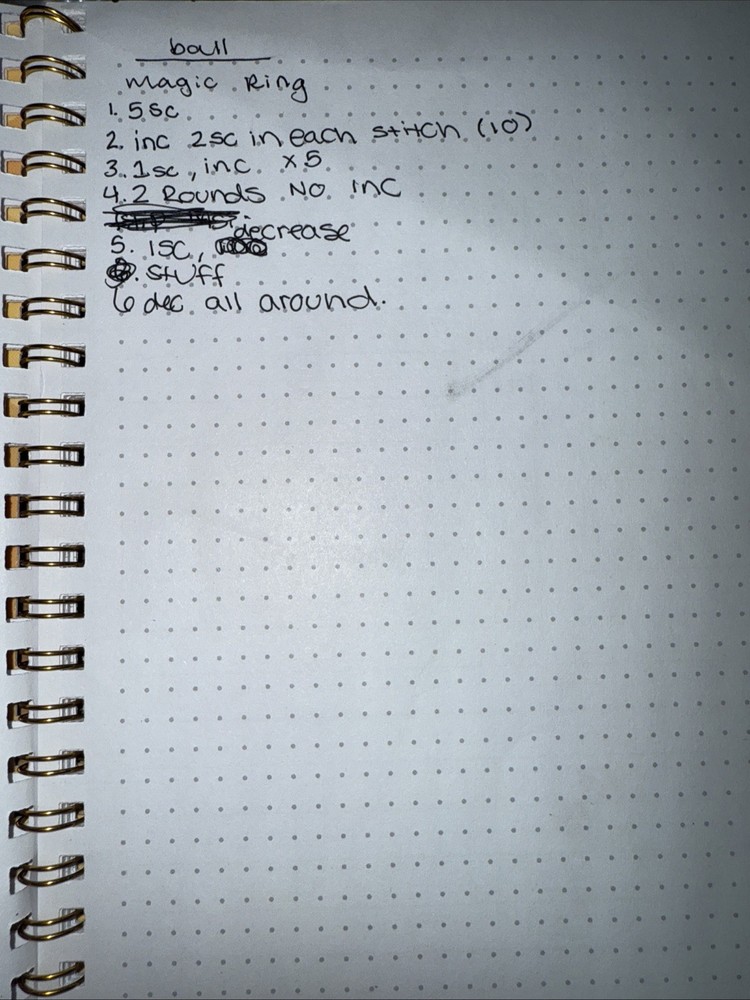 Needle Art Projects In Progress Notebook Tracker for Knitting / Crochet Projects