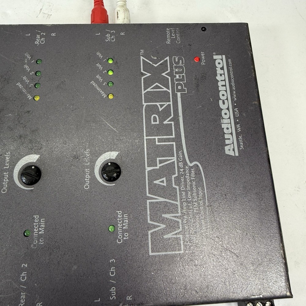 (READ) AudioControl Matrix Plus 6ch High-Gain Active Line Driver Audio Processor