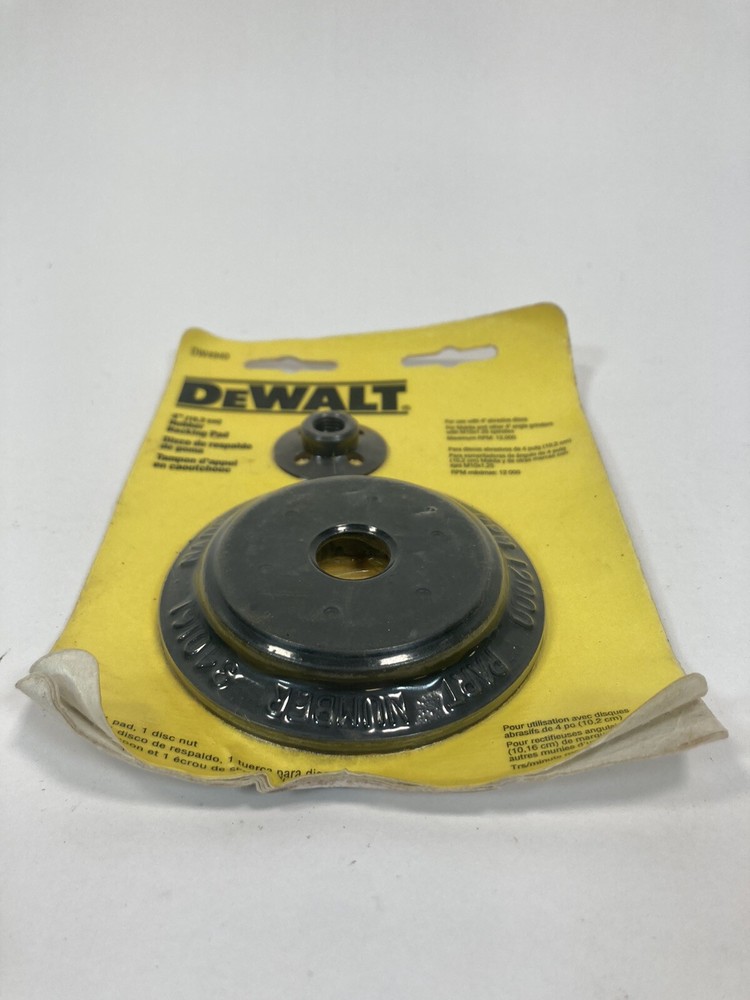 Rubber Backing Pad 4 IN