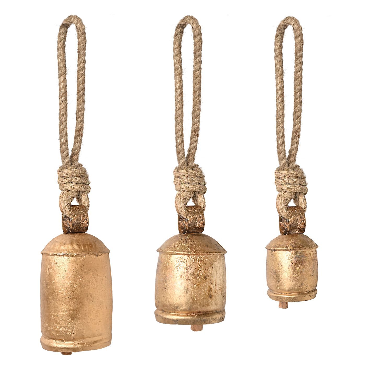 Incense Garden Set of 3 Hanging Harmony Bells Garden Rustic Relaxing Tranquil