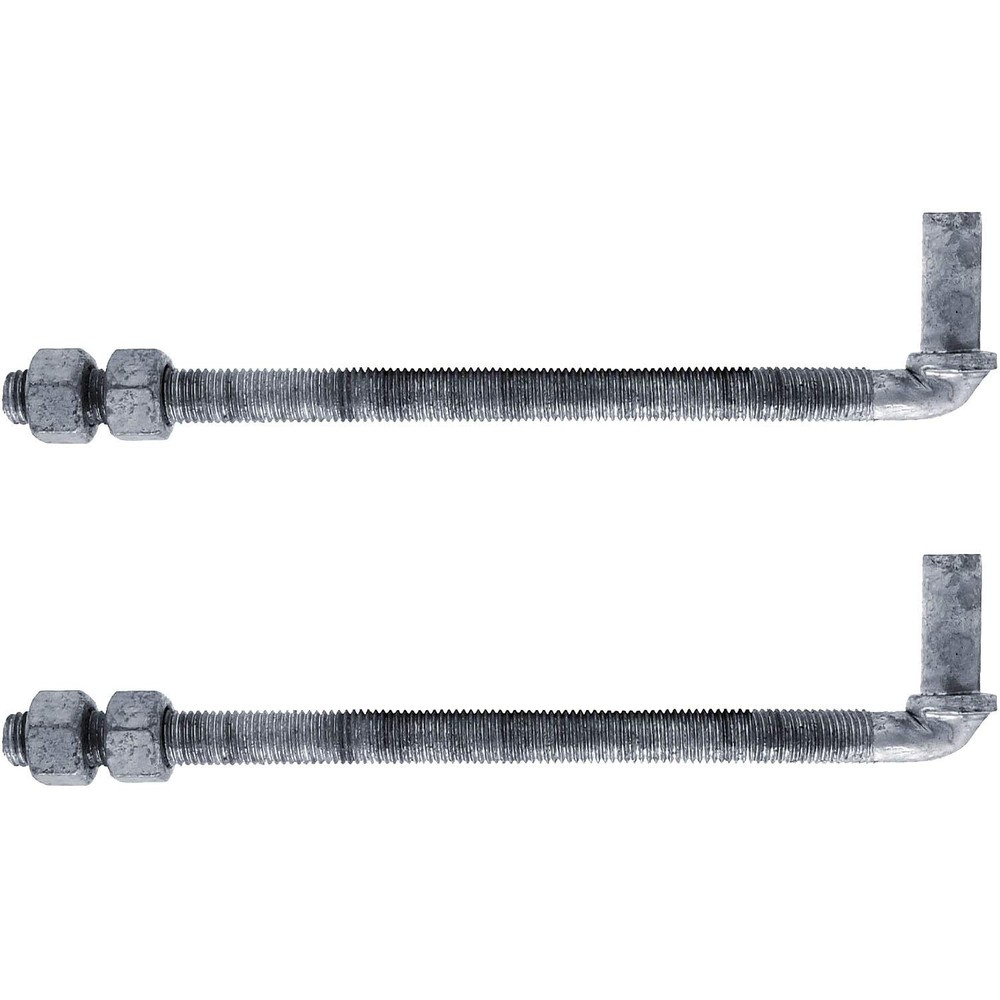 J-Bolt Post Hinge 10" - Hinge Bolts Thru The Post Includes Nuts - J-Bolt Hing...