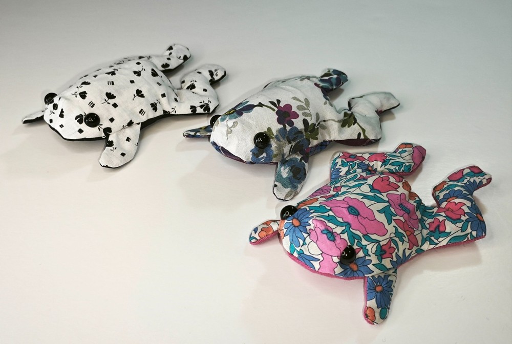 Baby Frog Sewing Pattern: Stuffed Toad Bean Bag Toy (PDF)