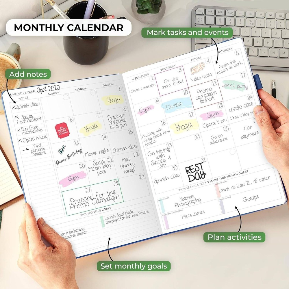 Clever Fox Hourly Planner PRO Schedule Weekly Planner A4