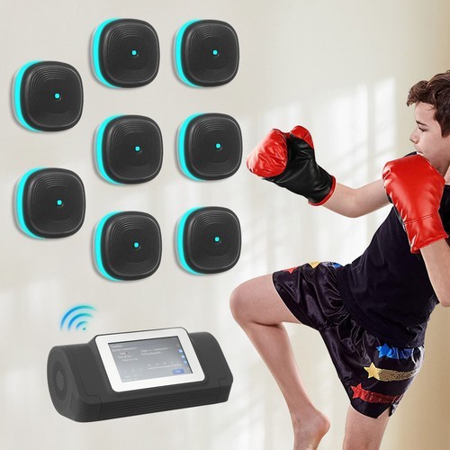 6-Light Bluetooth Colors Boxing Targets Split Musical Boxing Punching Machine