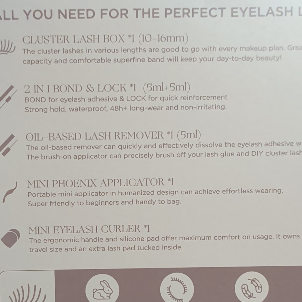 LASHVIEW Lash Clusters 144 Pcs Cluster Lashes DIY Cluster Eyelash Extensions