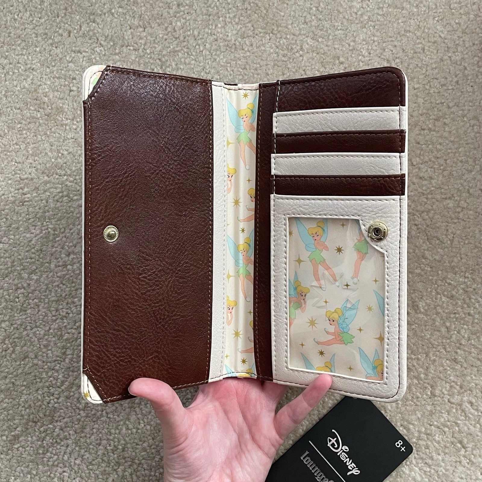 Loungefly Disney Peter Pan Tinker Bell Quilted Wallet