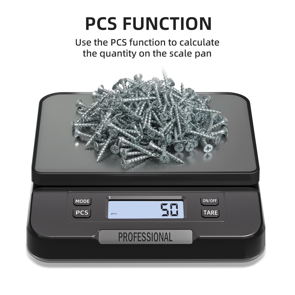 Shipping Scale 66lb Capacity, High Precision Digital Postal Scale with Large ...