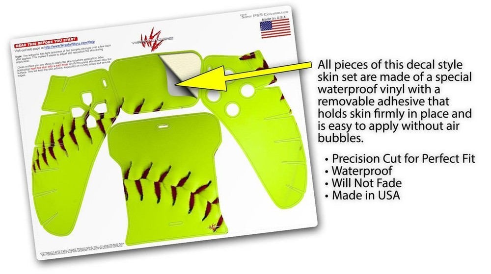 Skin Sony PS5 Controller Softball