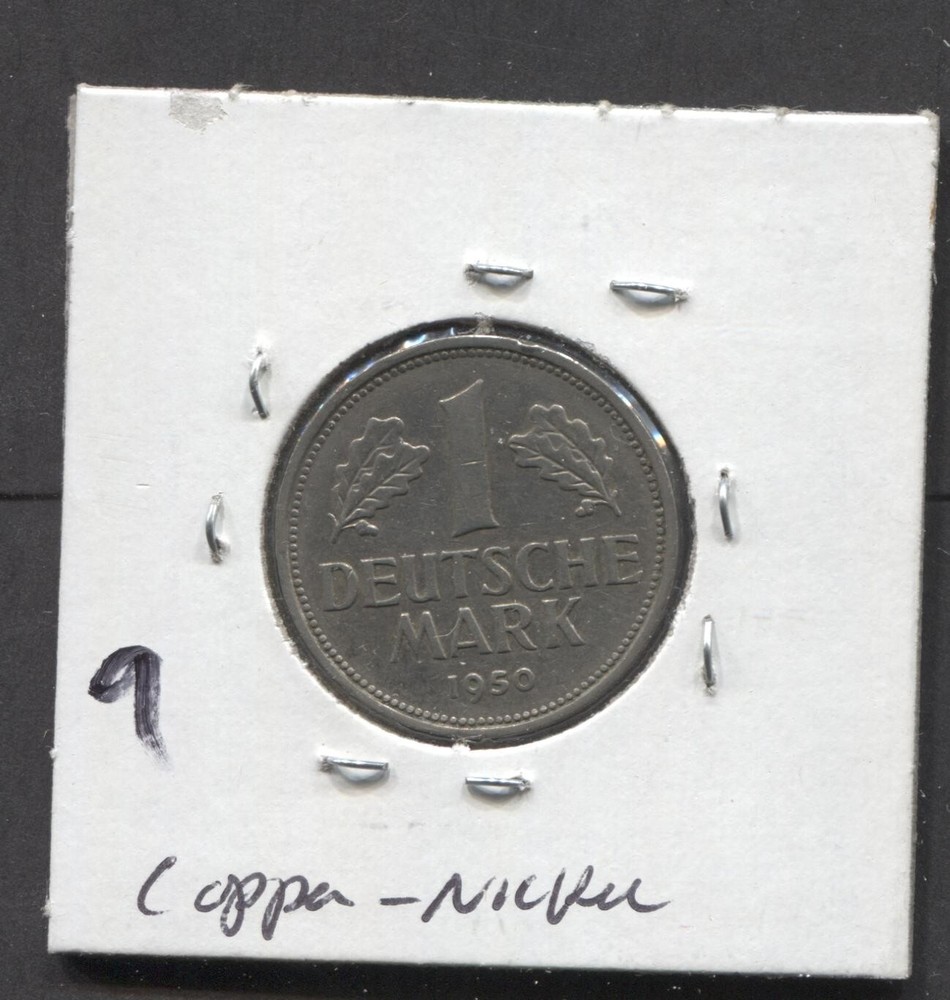1950-Germany-VF/1 Mark