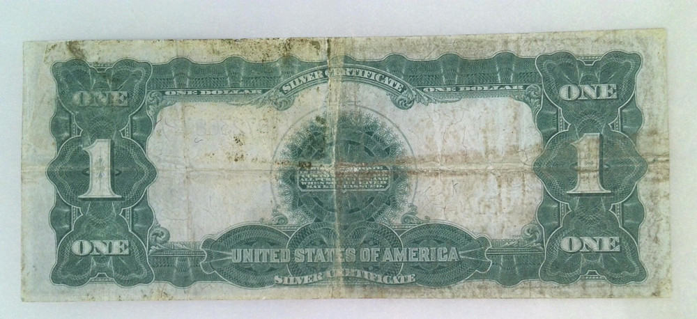 1899 Black Eagle $1 Silver Certificate Fr. 236 Speelman, White