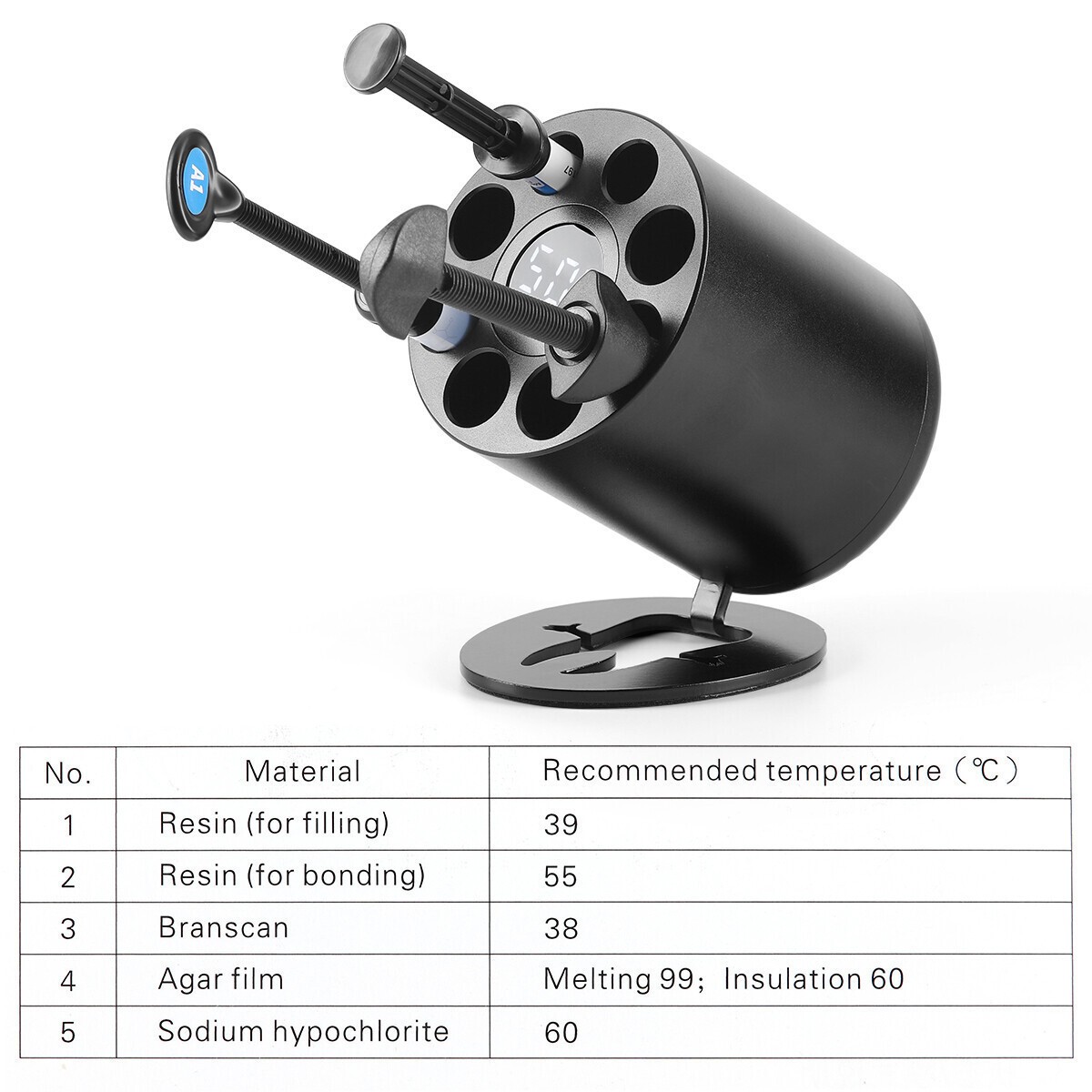 Dental Composite Resin Material Heater Soften Warmer Adjustable 40-70℃