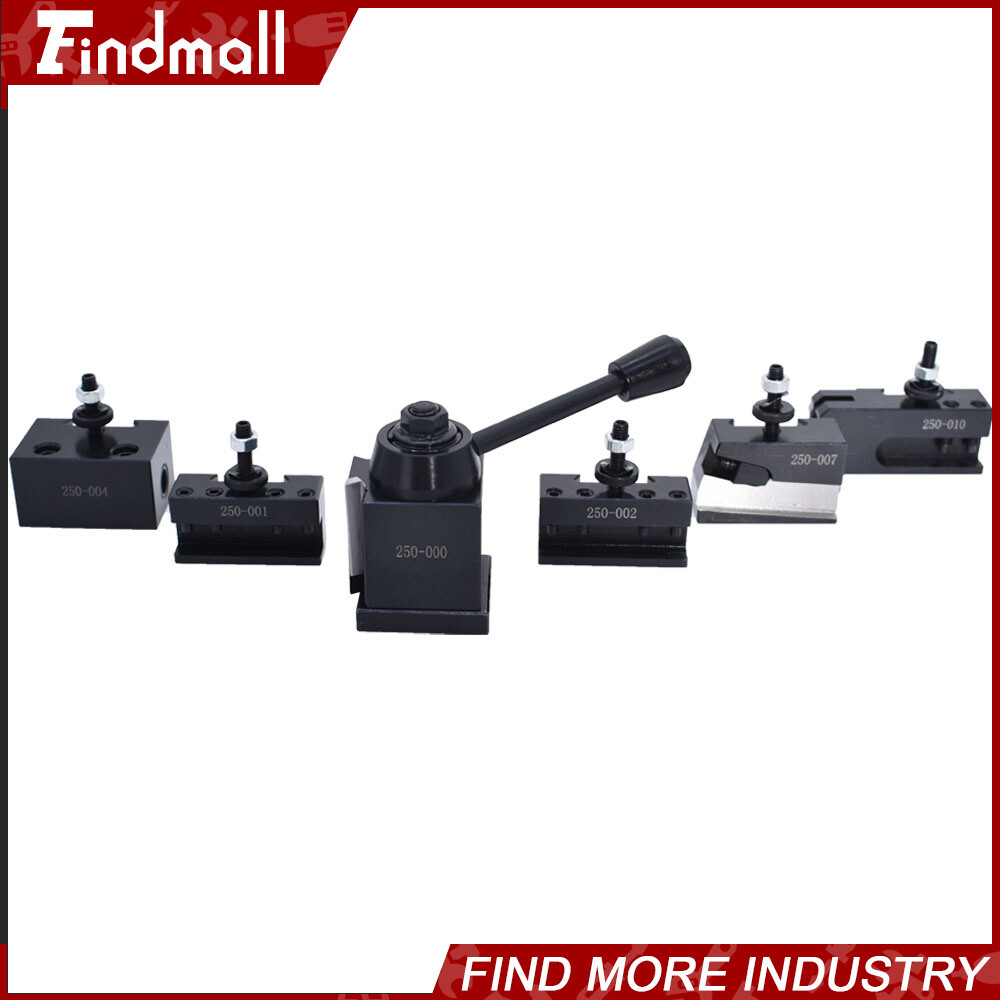 OXA 250-000 Wedge Type Quick Change Tool Post Holder Set For Mini Lathe Up to 8"