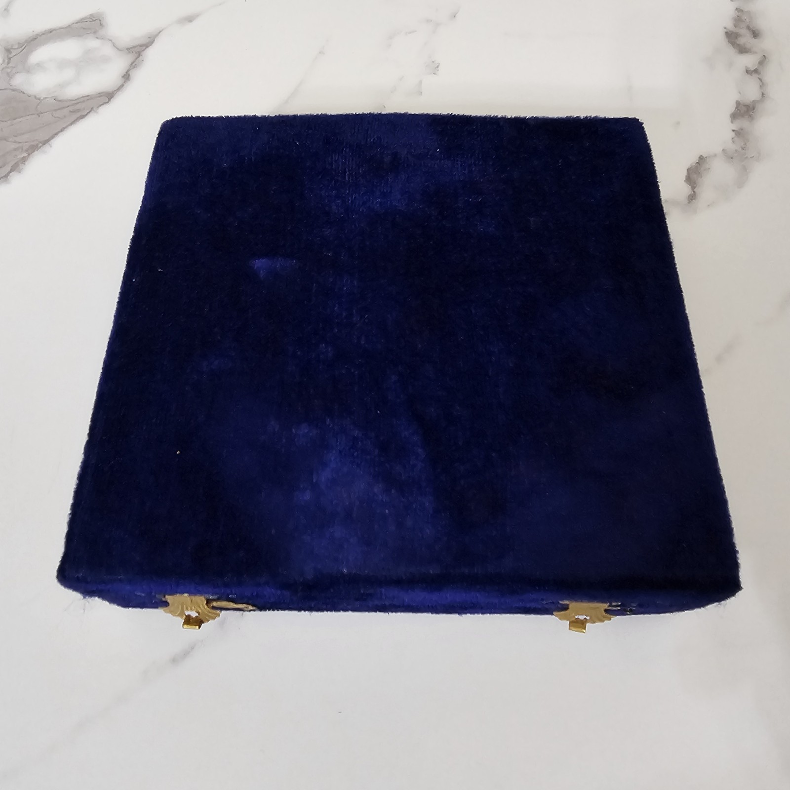 Silver Plated Goblets Set of 6 Small Sherry Cups 2.25" Velvet Case Vintage